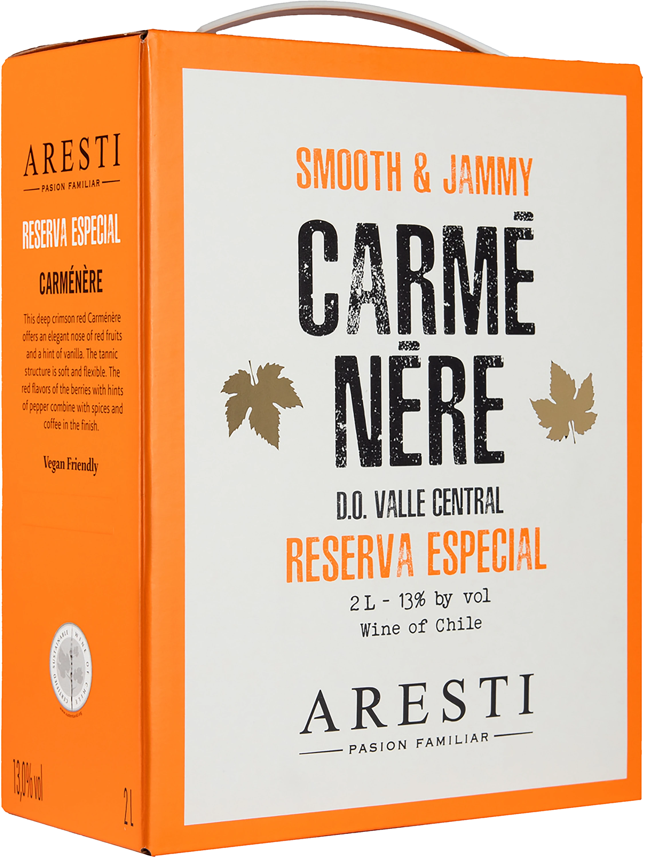 Aresti Reserva Especial Carmenère 2025 hanapakkaus