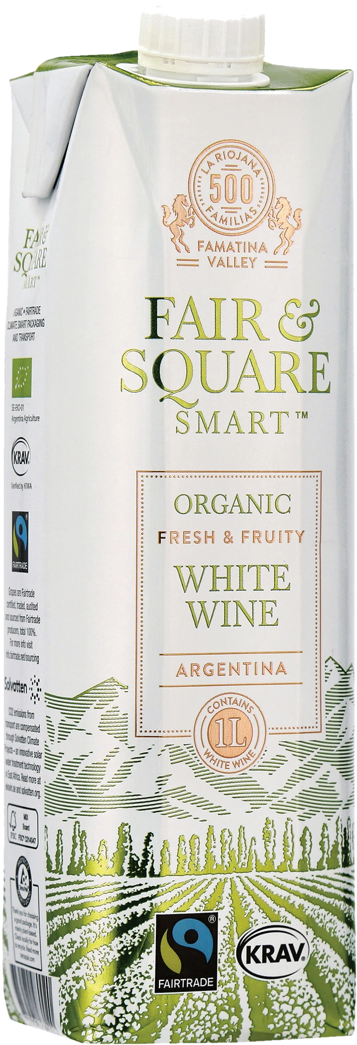 Fair & Square White 2025 kartonkitölkki