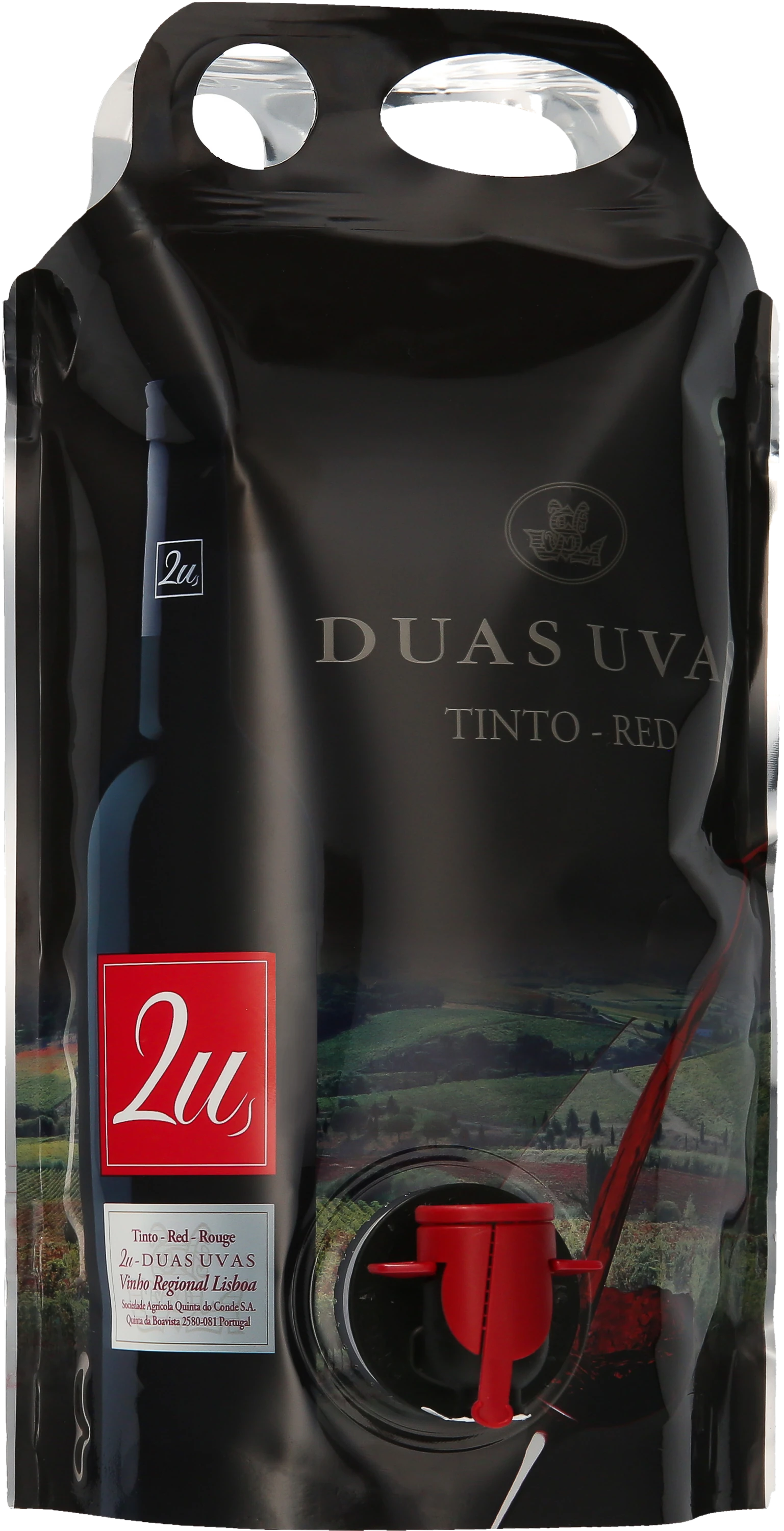 2U Duas Uvas Red 2024 viinipussi